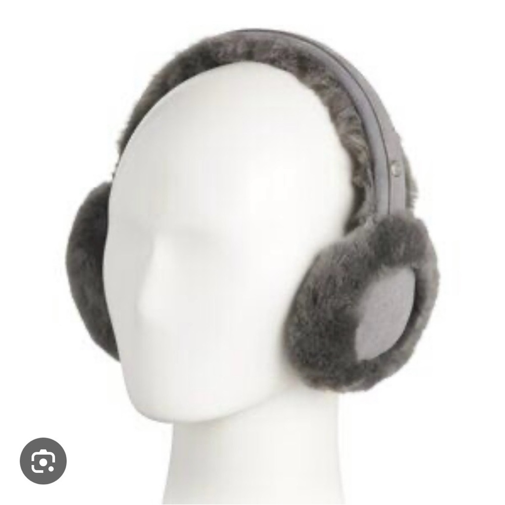 UGG sheepskin earmuffs charcoal